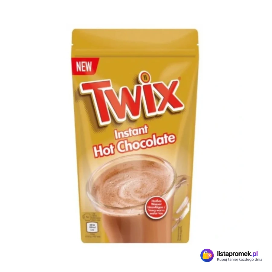 Gorąca czekolada o smaku batonów Snickers lub Twix