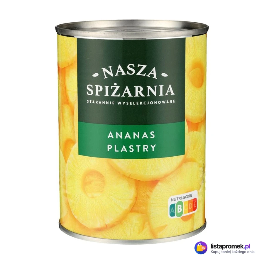 Ananas plastry w syropie