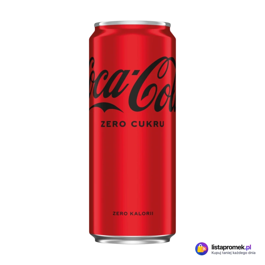 Napój gazowany Coca-Cola lub Coca-Cola Zero Cukru