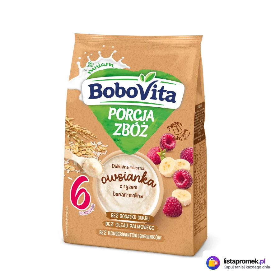 Kaszki i owsianki BoboVita, różne rodzaje