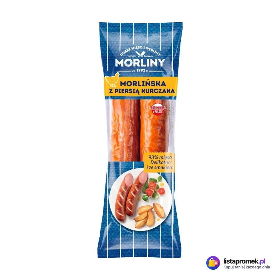 Kiełbasa Morlińska z piersi kurczaka Morliny