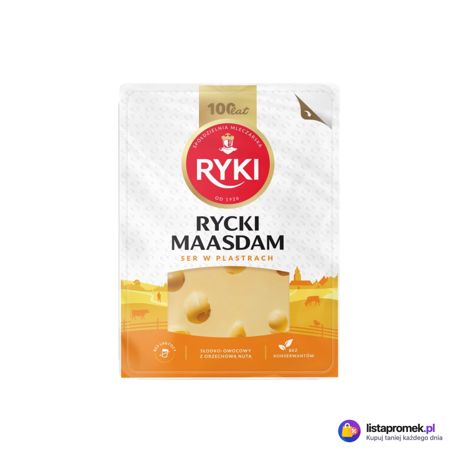 Ser Rycki w plastrach Maasdam