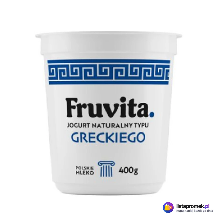 Jogurt naturalny typu greckiego Fruvita