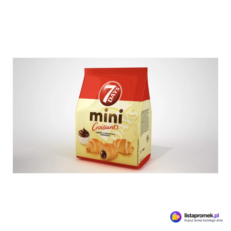 Rogaliki z nadzieniem kakaowym 7 Days mini