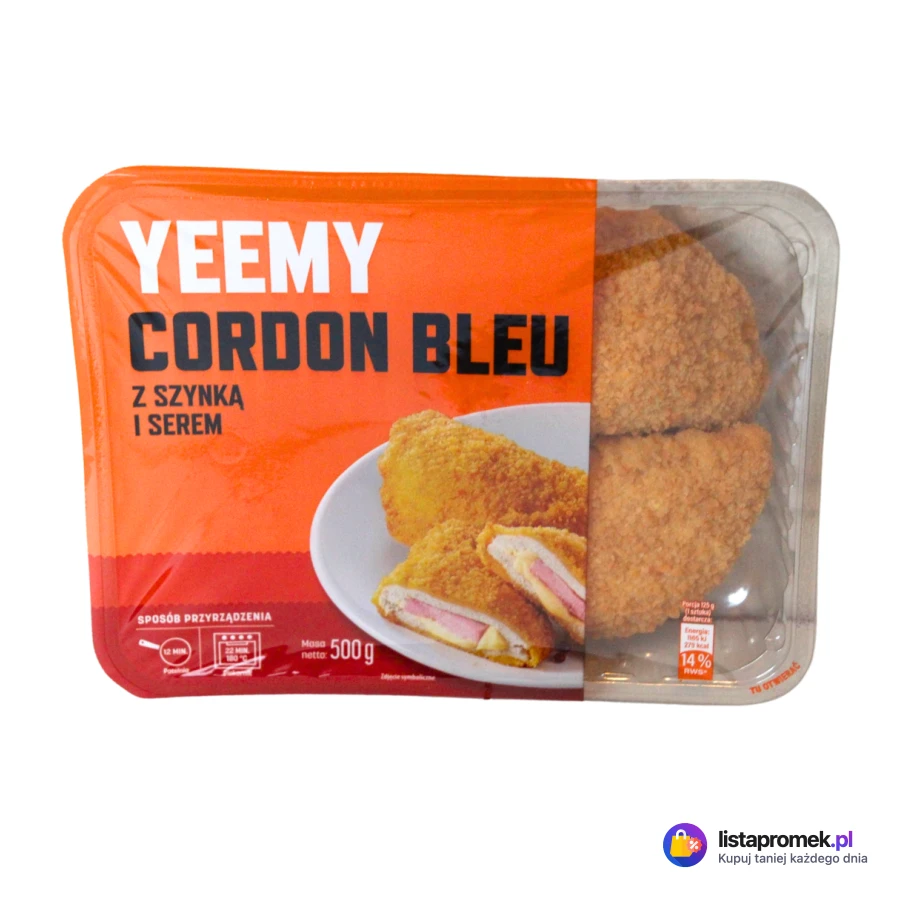 Cordon Bleu z kurczaka lub Polędwiczki panierowane z kurczaka