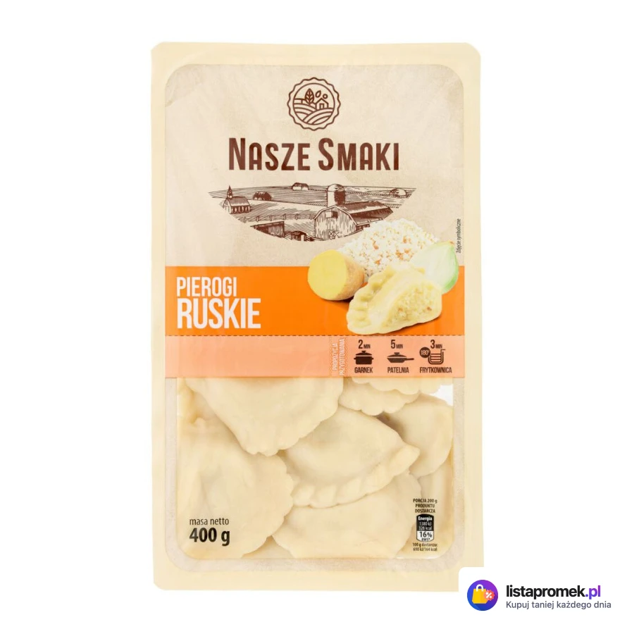 Pierogi ruskie lub z mięsem