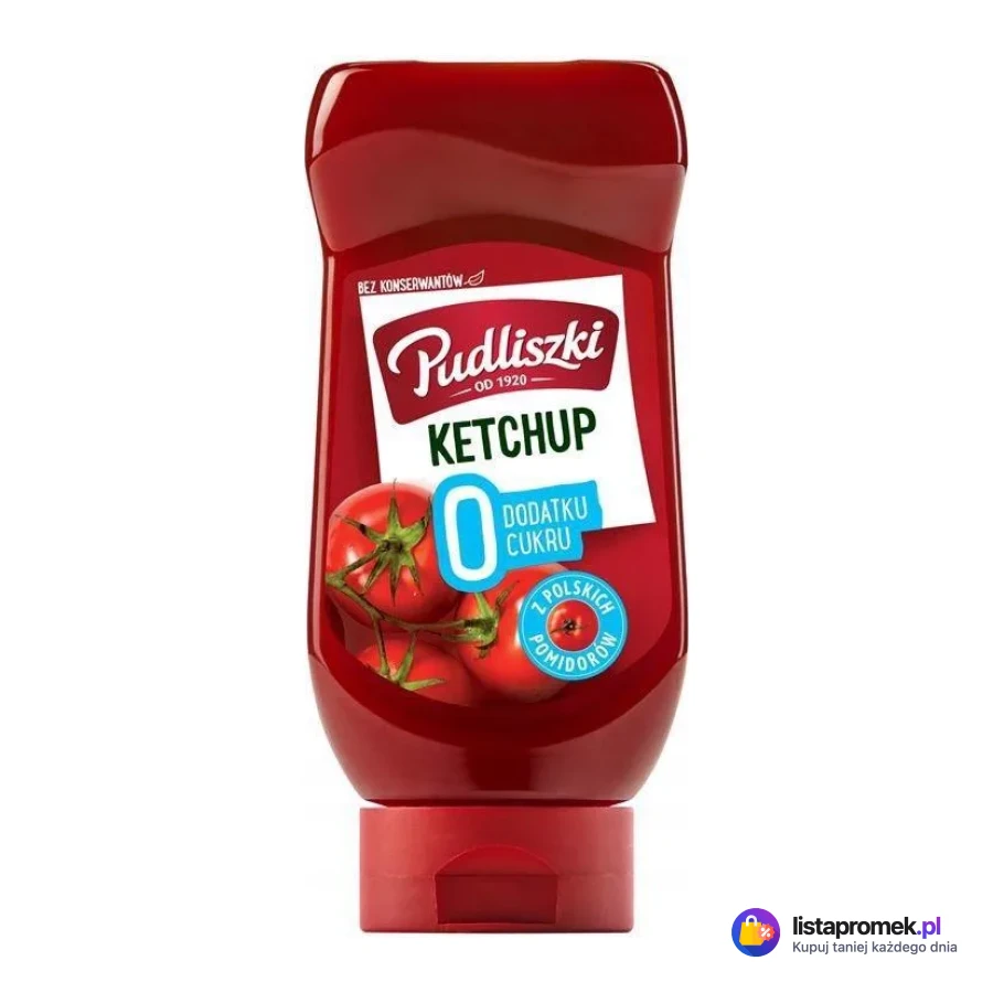 Ketchup Pudliszki zero cukru