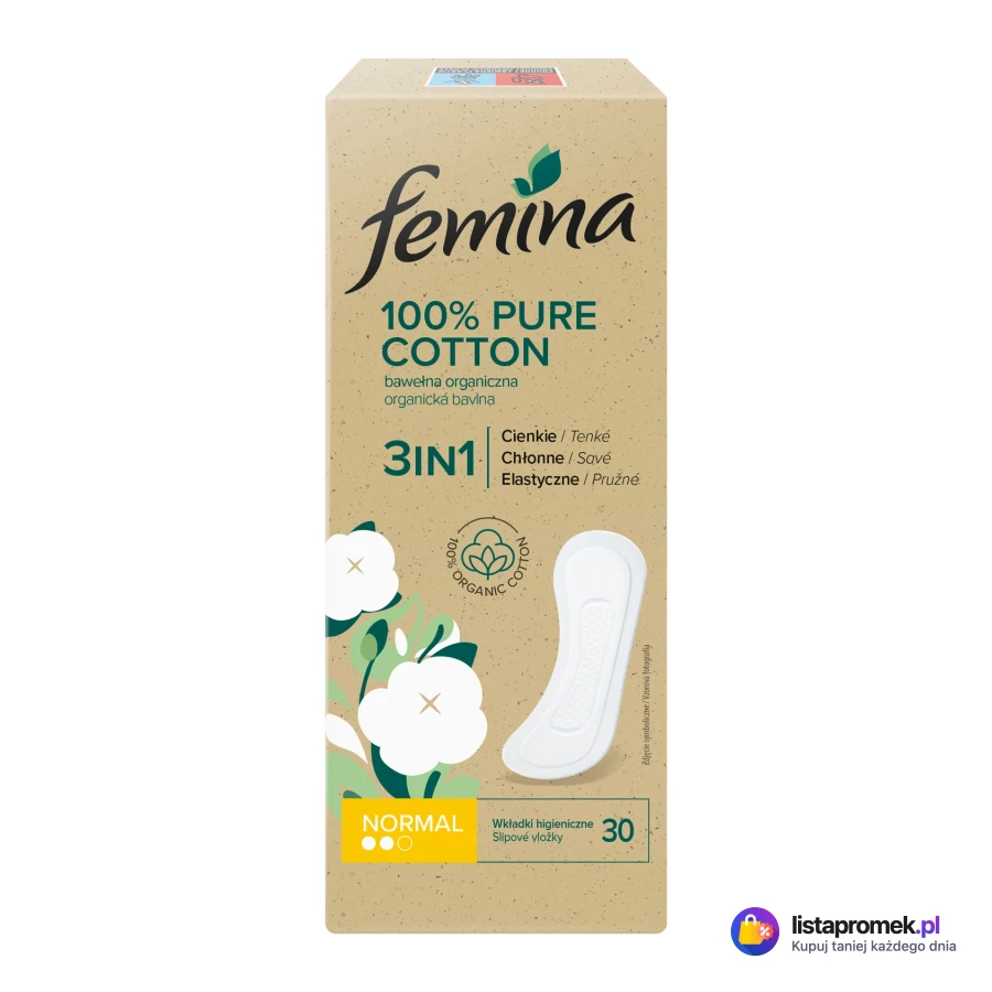 Wkładki higieniczne Femina Pure