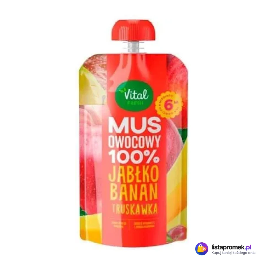 Mus owocowy 100% Baby Food, różne rodzaje