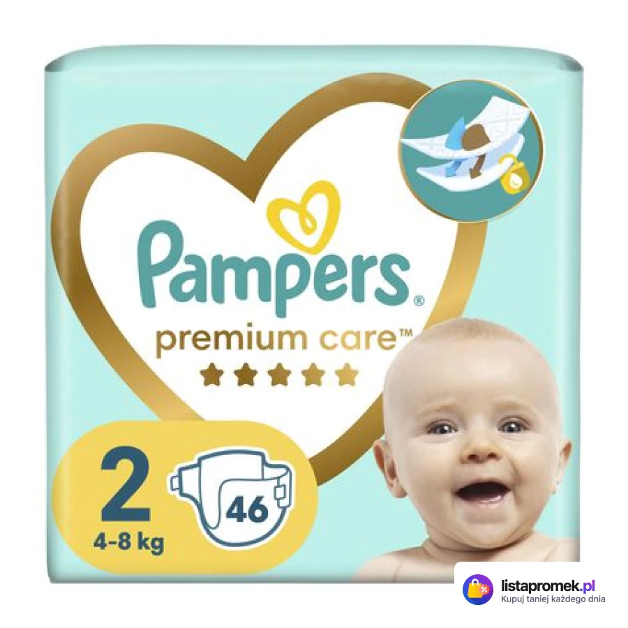 Pieluchy Pampers Premium Care S2, S1