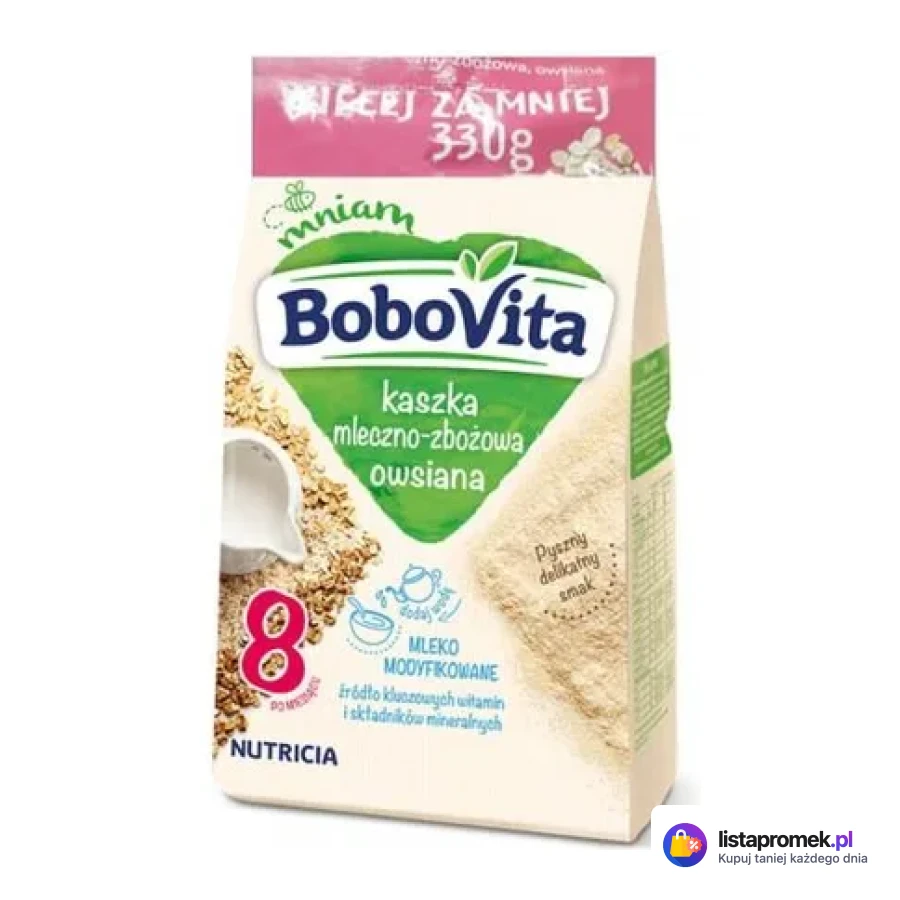 Kaszka mleczna BoboVita, różne rodzaje