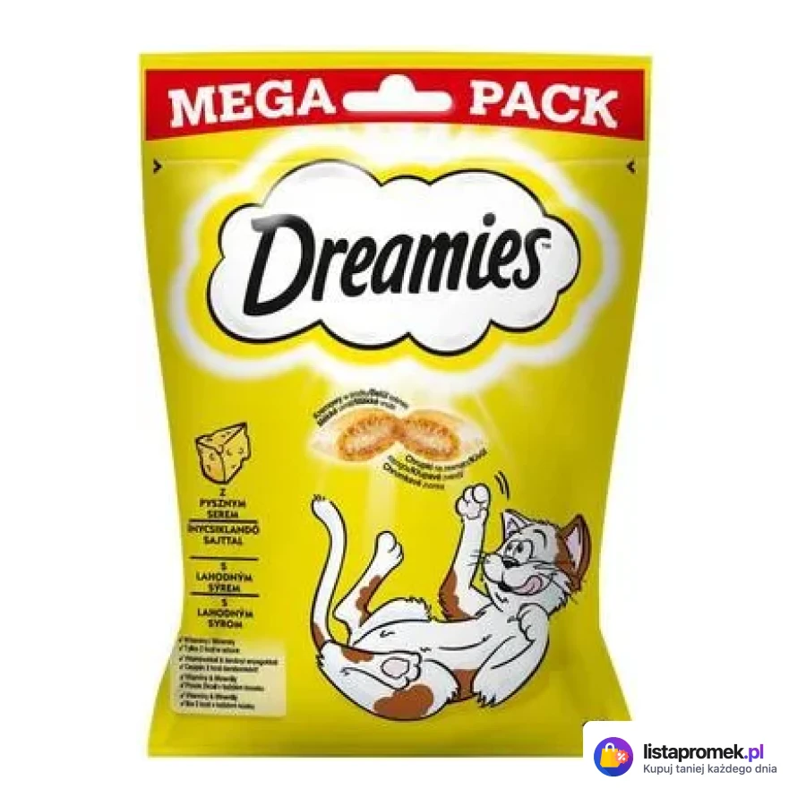 Przysmaki dla kota Dreamies, różne rodzaje