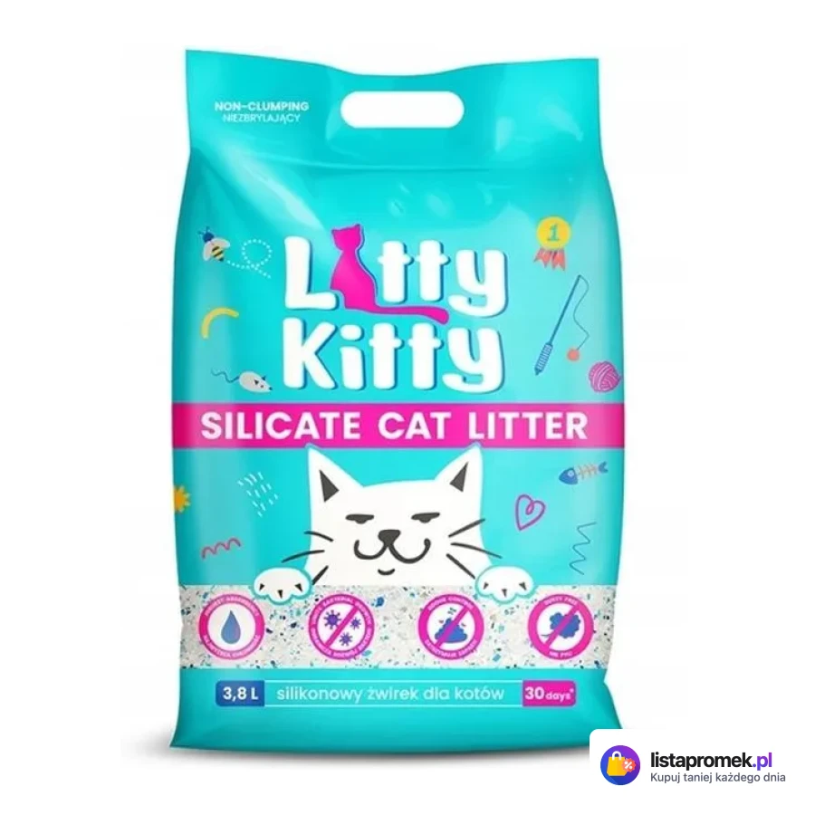 Żwirek silikonowy dla kotów Kitty