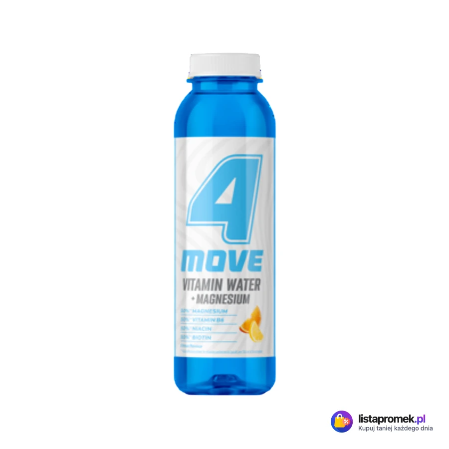 Napój 4Move Vitamin Water, różne rodzaje