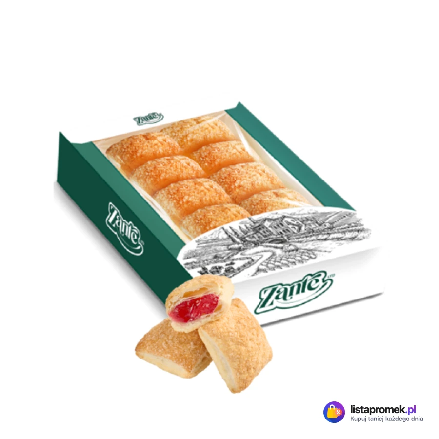 Ciastka poduszeczki z malinami na wagę