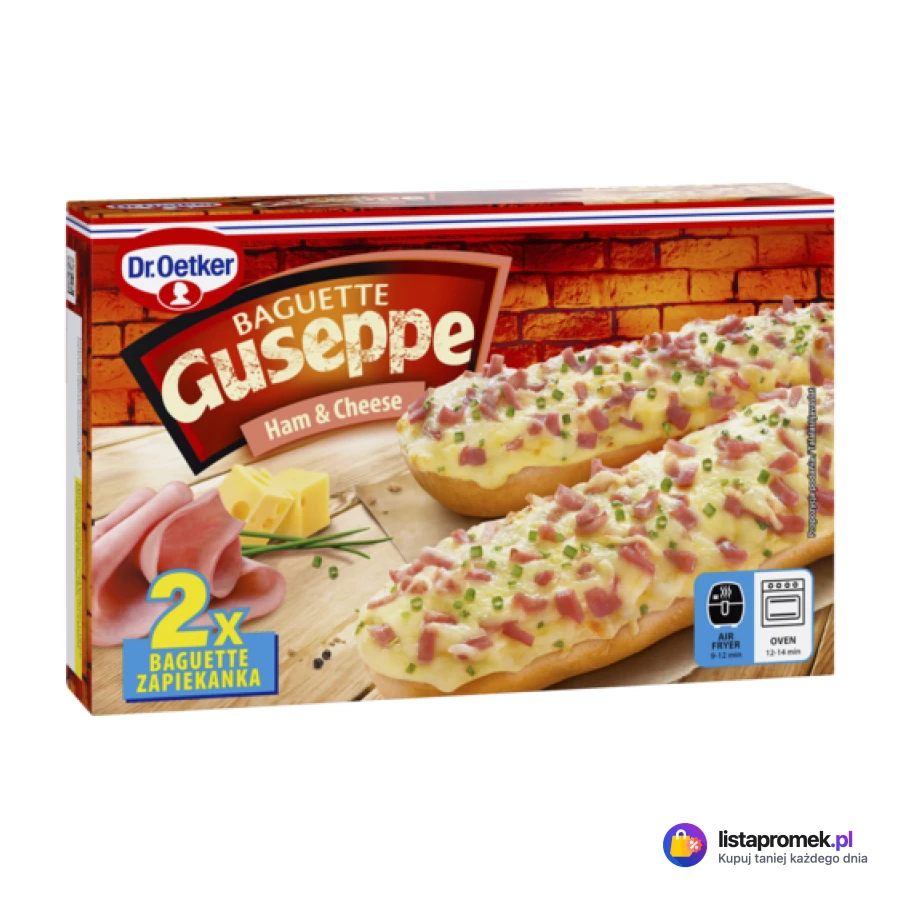 Zapiekanka Guseppe, ham & cheese, salami, produkt mrożony
