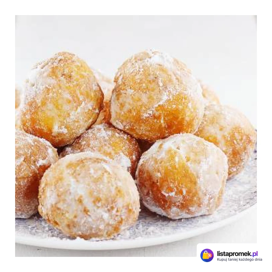 Mini pączki twarogowe z nadzieniem na wagę