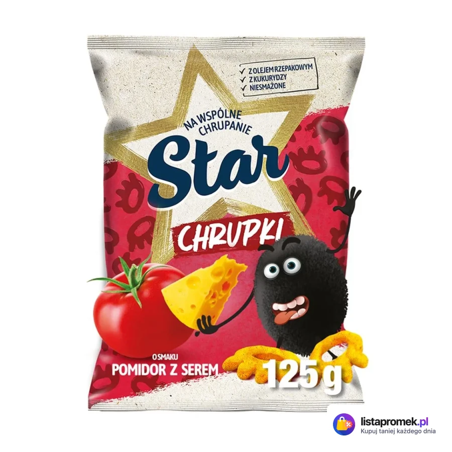 Chrupki Star pomidor z serem, ser z ziemniakami