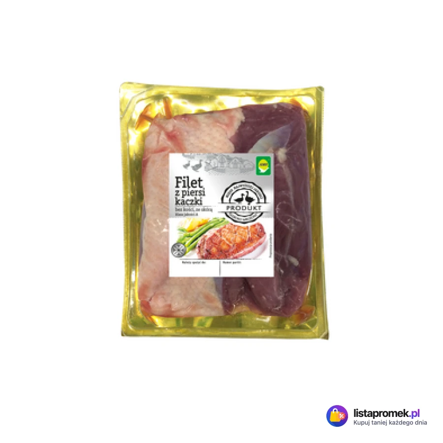 Filet z piersi kaczki ze skórą
