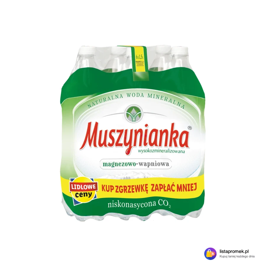 Muszynianka Woda mineralna magnezowo-wapniowa