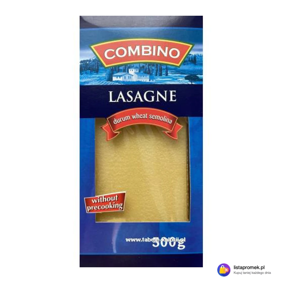Makaron lasagne z pszenicy durum