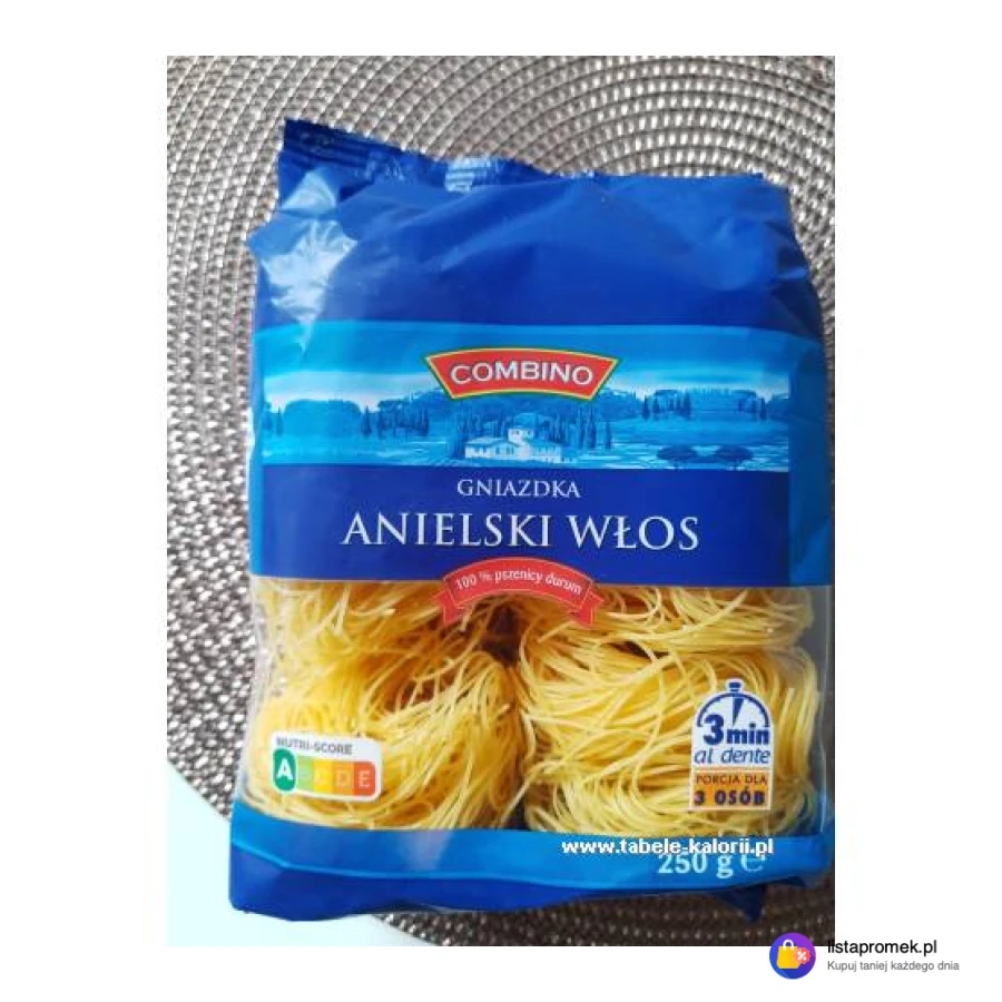 Makaron gniazdka anielski włos z pszenicy durum