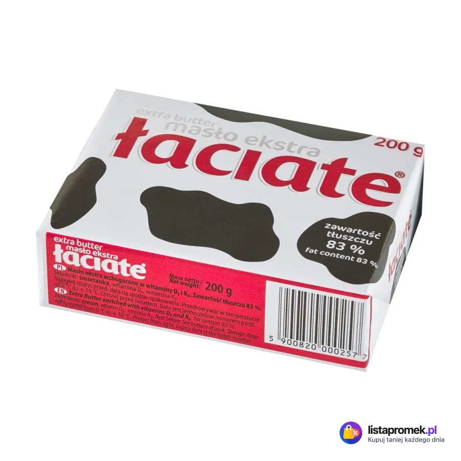 Masło ekstra Łaciate