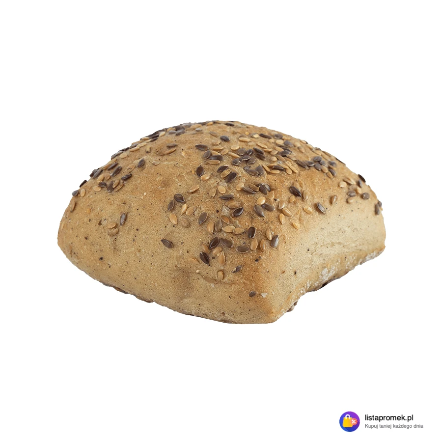 Bułka w stylu rustykalnym z ziarnami